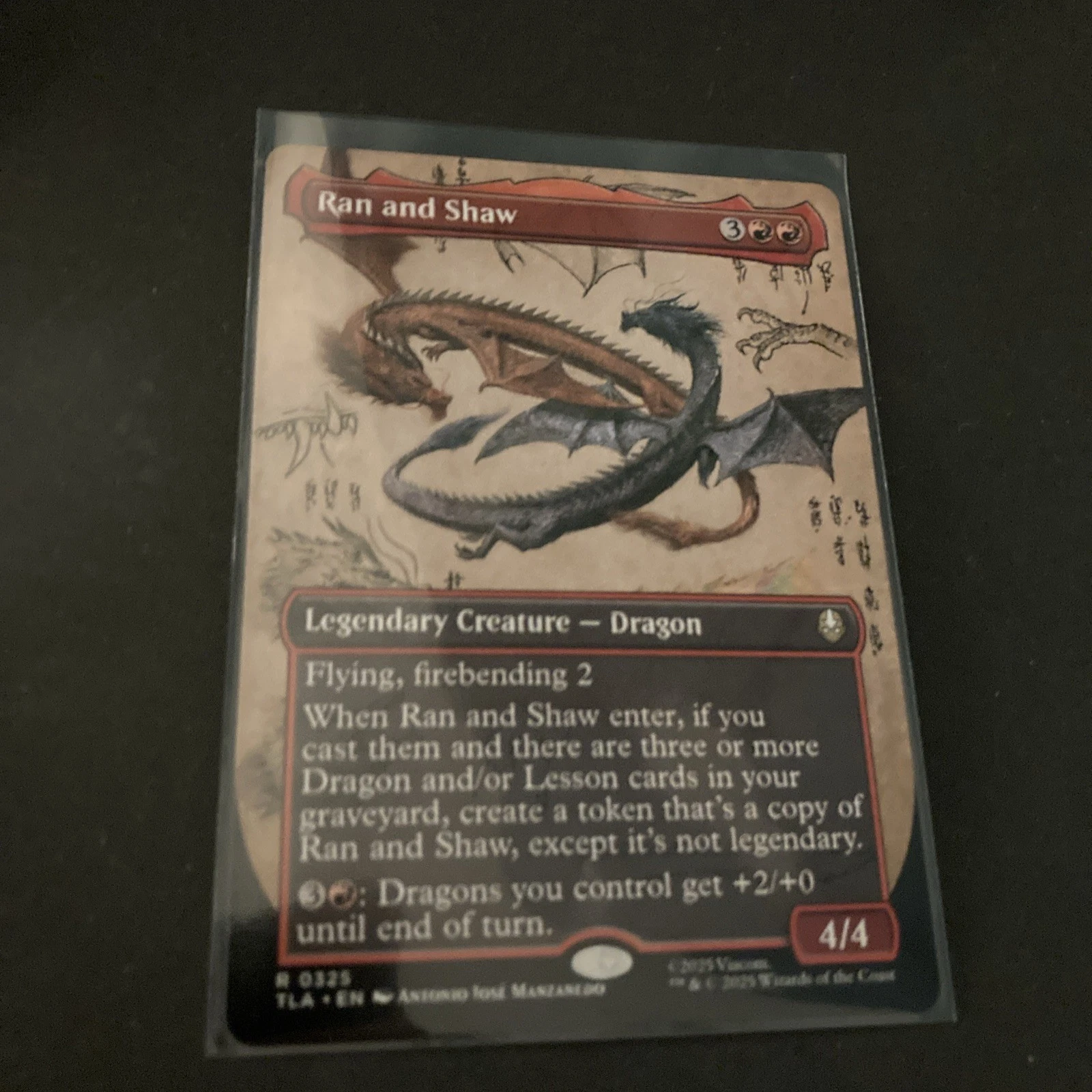 MTG - Avatar TLA - Ran and Shaw *Borderless* R 0325