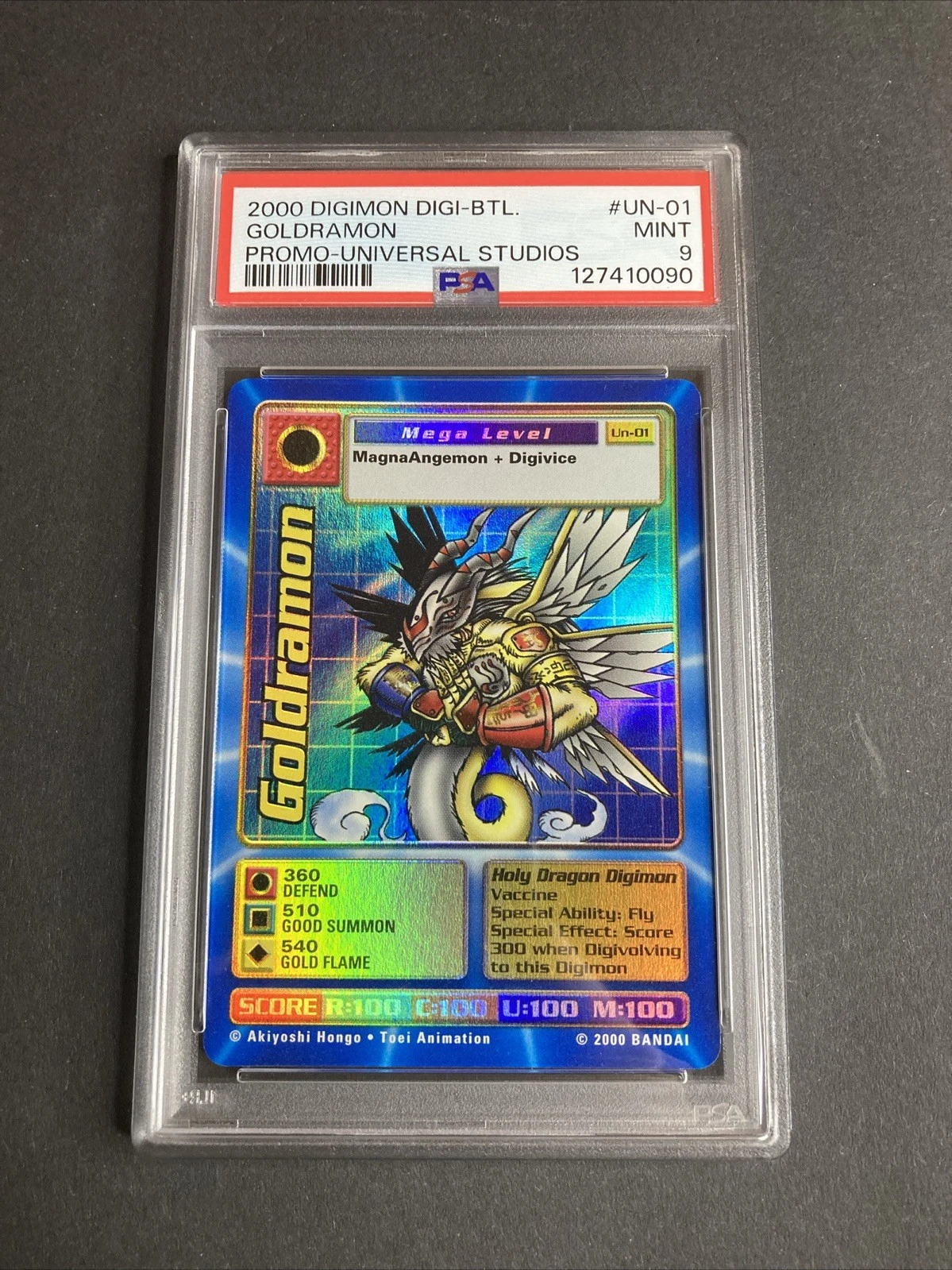 Un-01 Mint PSA 9 Digimon Card Game Promo