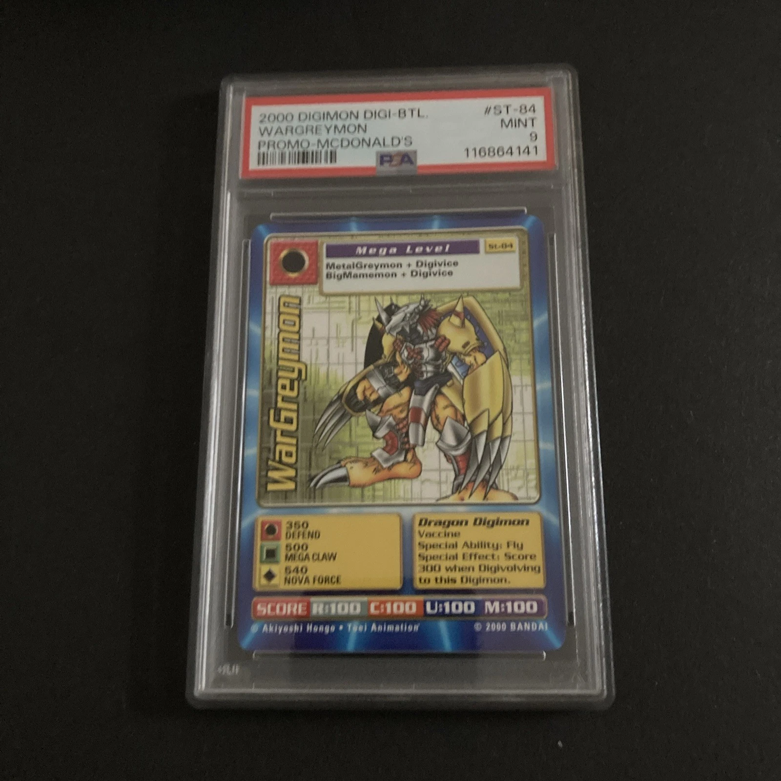 ST-84 PSA 9 McDonalds Swedish Promo Digi-