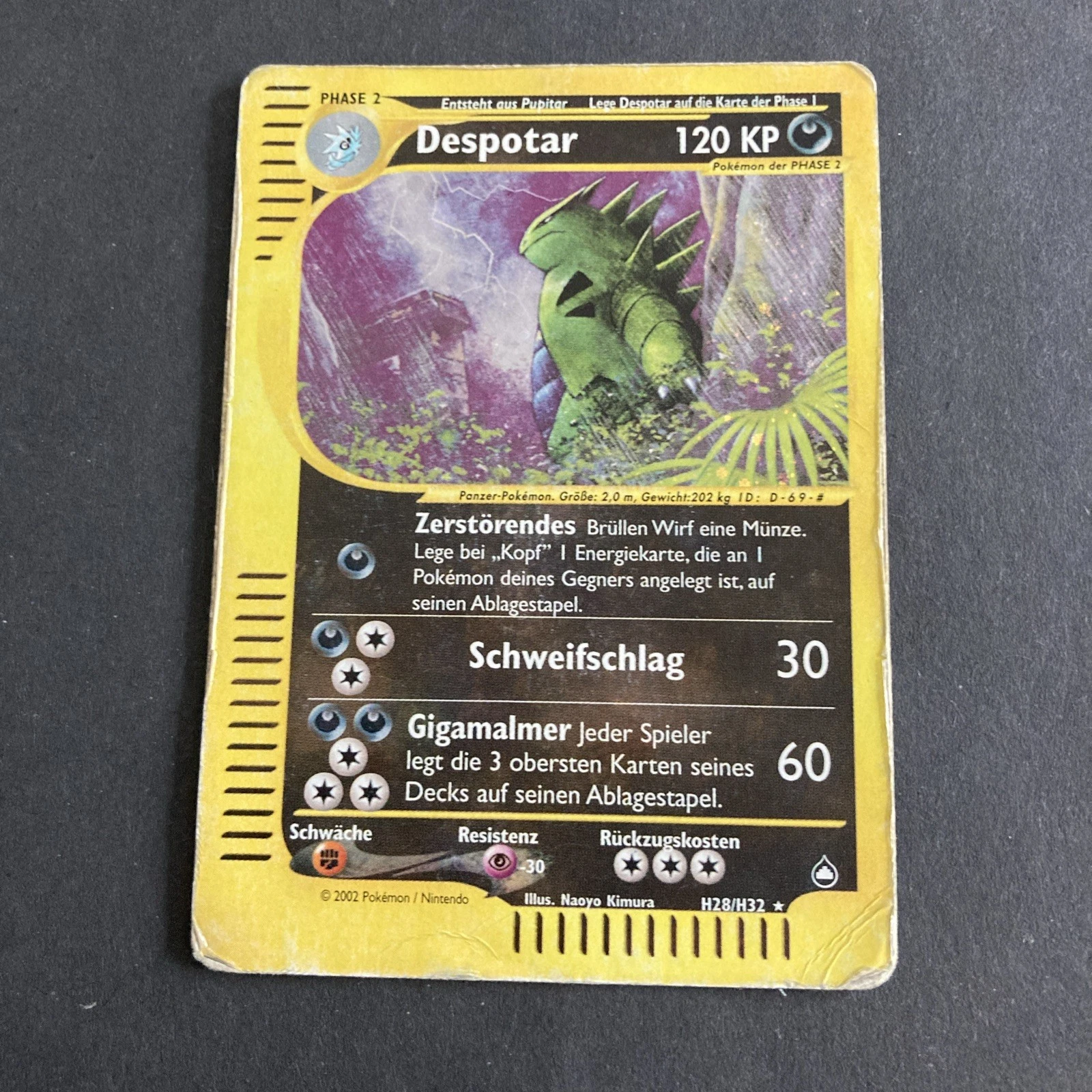 / Despotar - H28/H32 - Pokemon Aquapolis Holo Rare