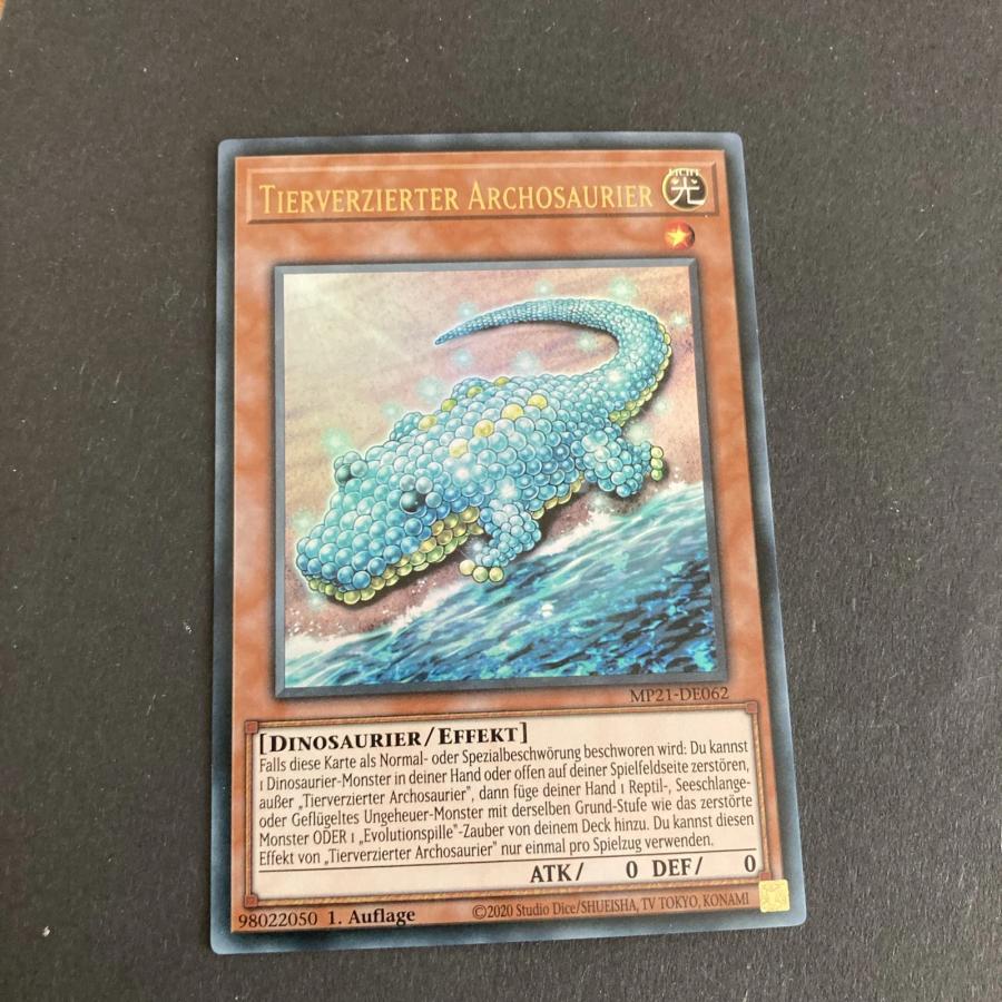 Tierverzierter Archosaurier MP21-DE062 Ultra Rare Mega Tins Yugioh