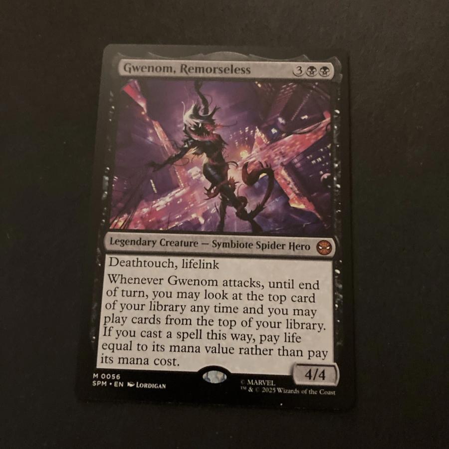 Gwenom, Remorseless 056 Marvel's Spider-Man (SPM) MTG engl