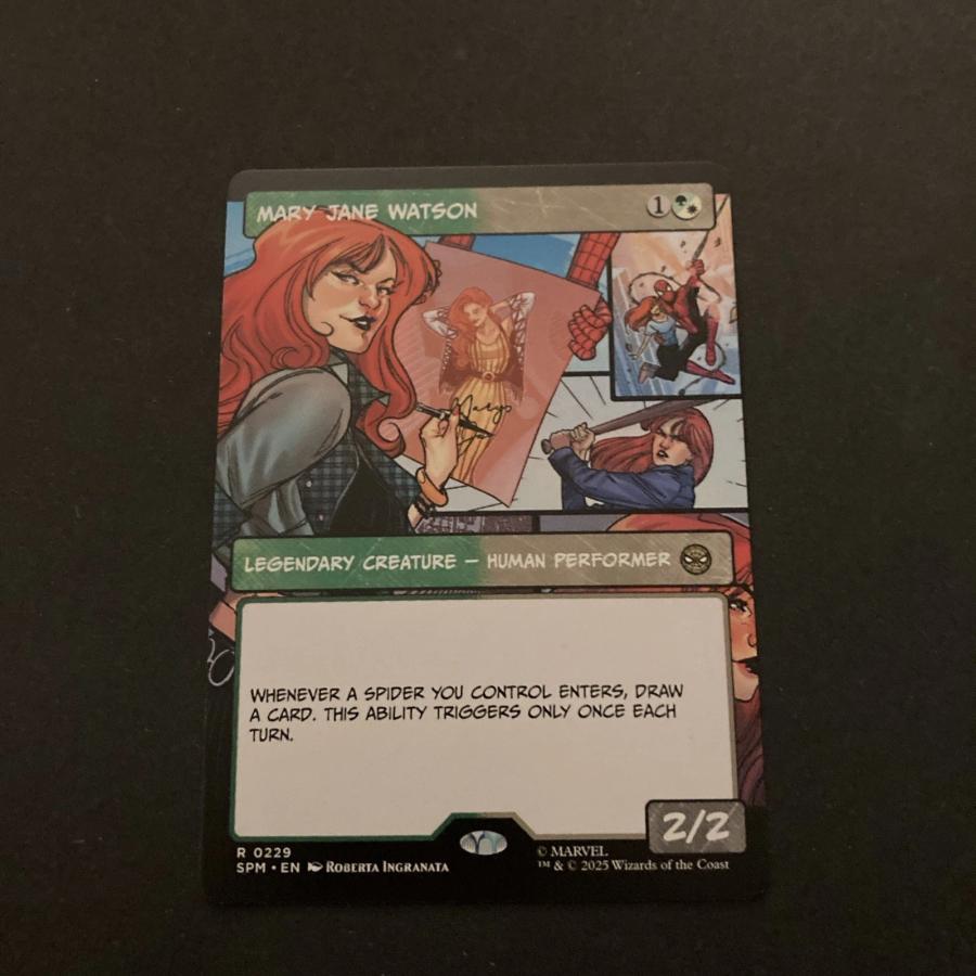 Magic the Gathering Marvel's Spider Man 0229 Mary Jane Watson Non-Foil