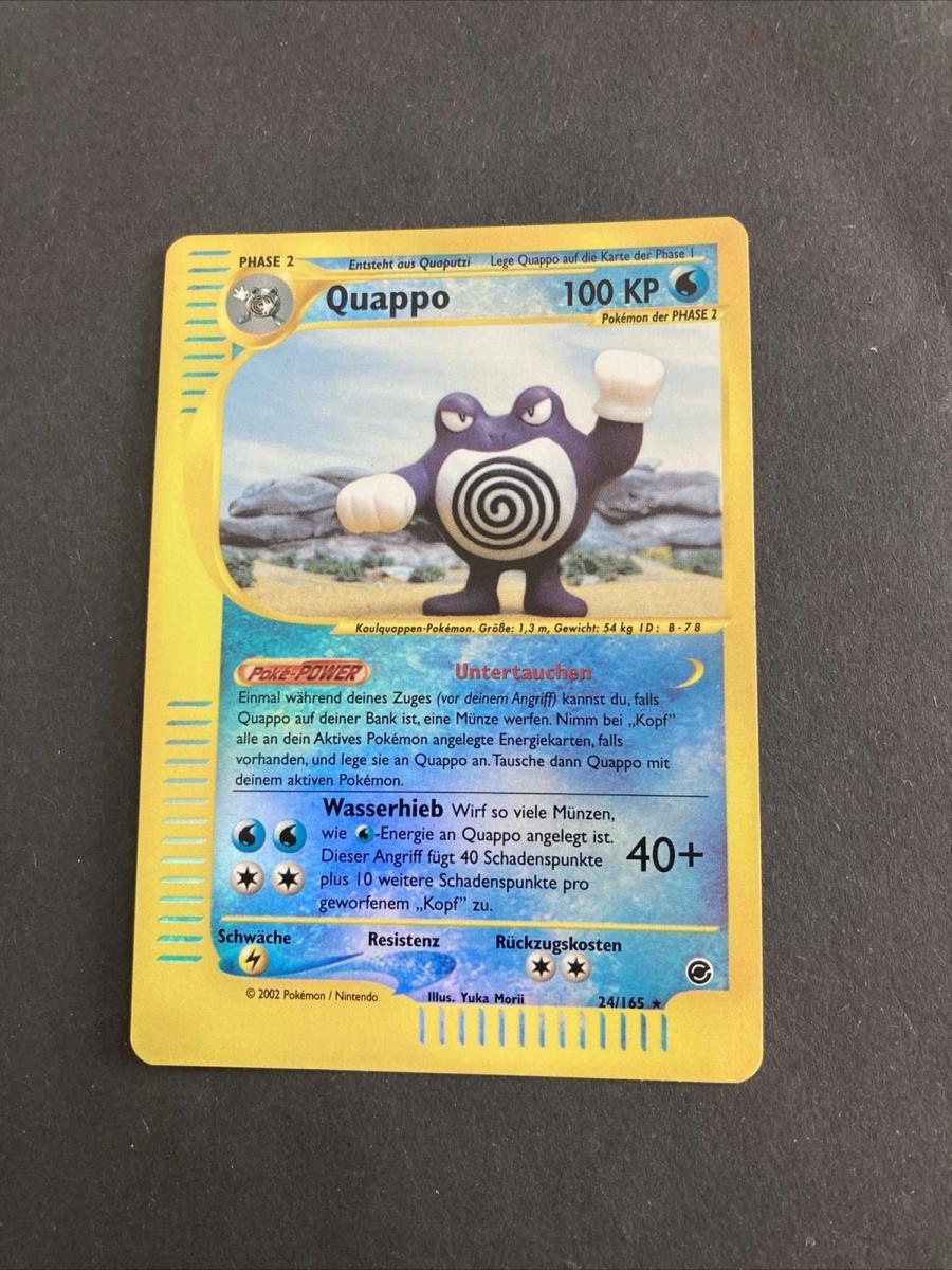 Quappo 24/165 Reverse Holo Pokémon DE