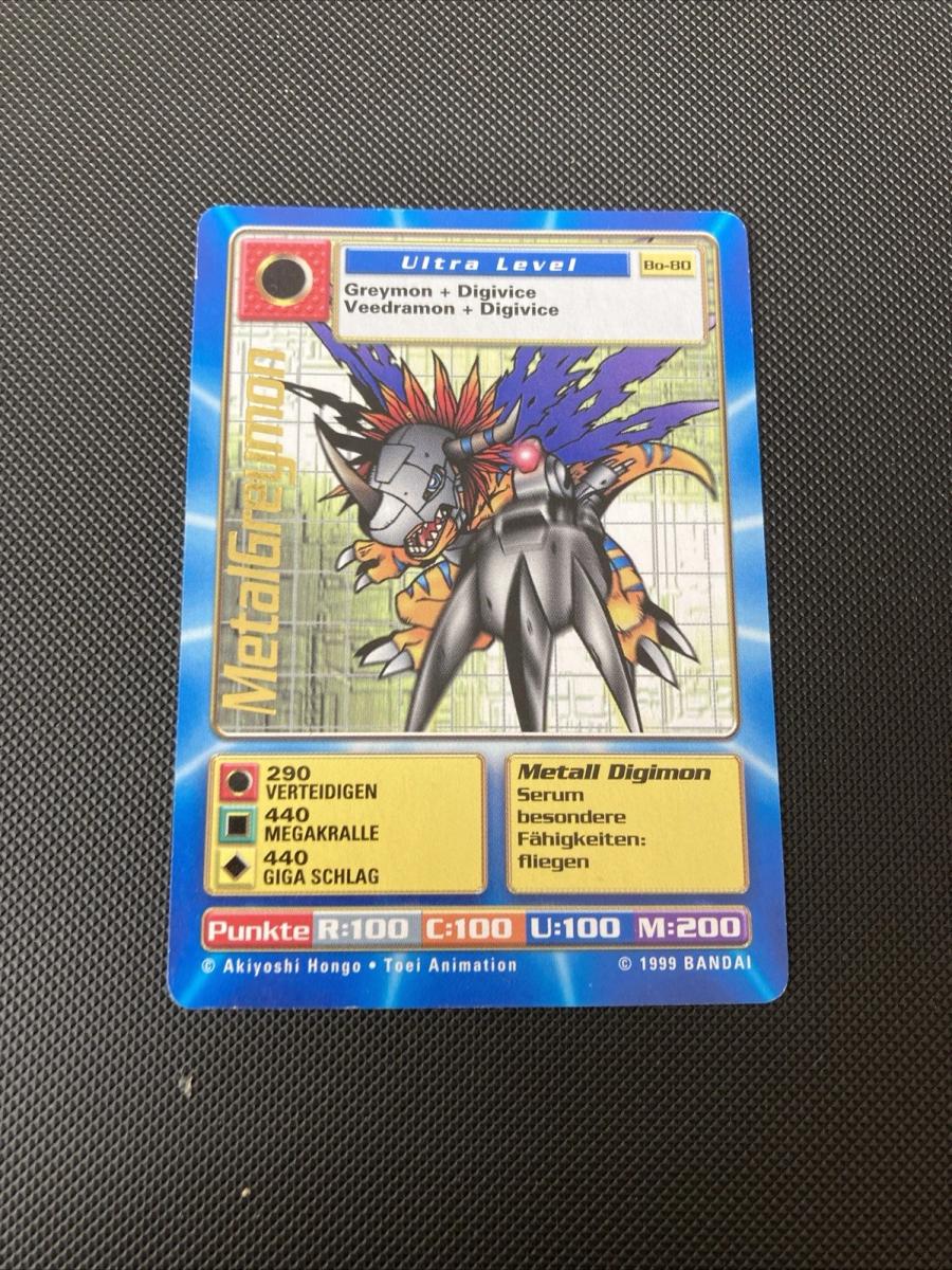 Bo-80 MetallGreymon (Booster Serie 2, deutsche Ausgabe)